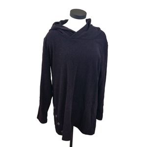 Rustic Ridge Women's Hoodie Sweatshirt Size L Purple